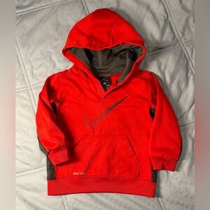 Nike Kids Bright Red Hoodie